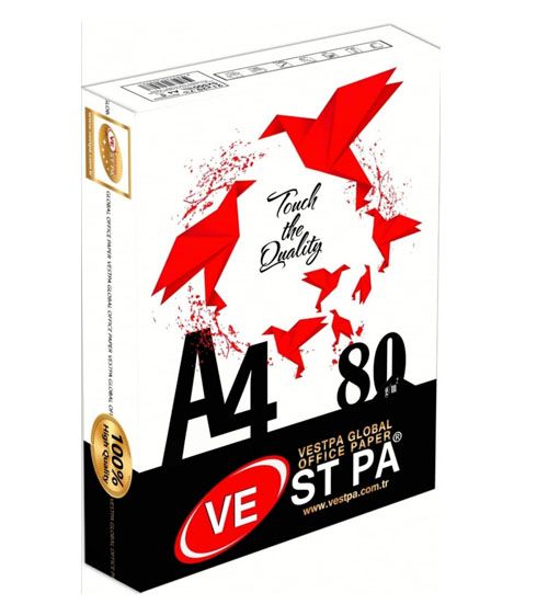 Vestpa A4 Fotokopi Kağıdı - 80 Gr - 1 Koli (5 Paket)